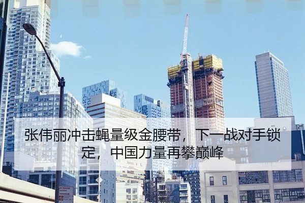 张伟丽冲击蝇量级金腰带，下一战对手锁定，中国力量再攀巅峰